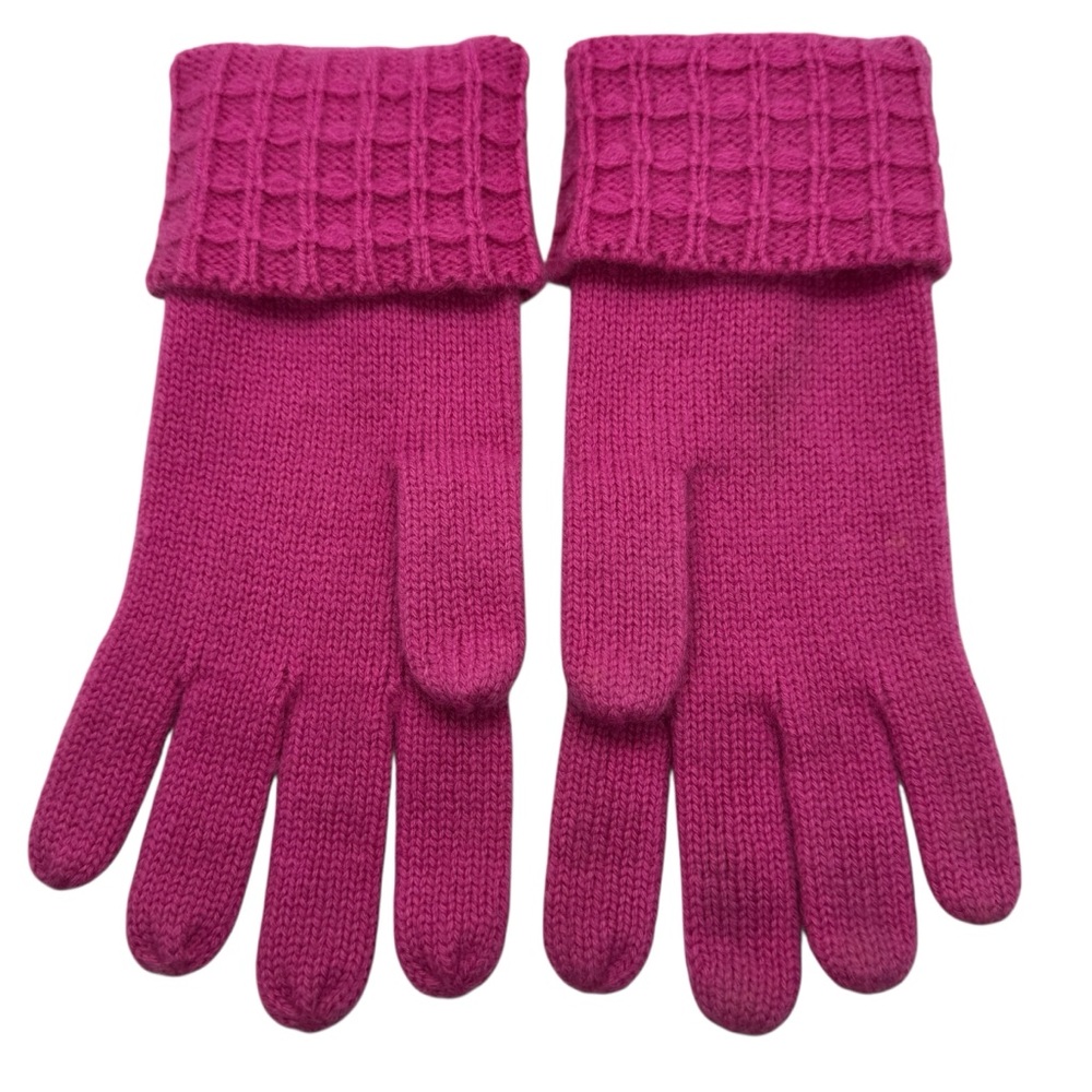 Ann Taylor Women's Pink 100% Cashmere Gloves